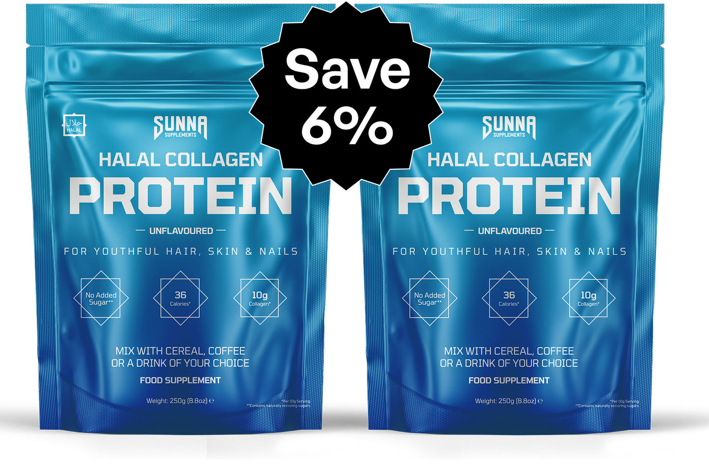 Halal Collagen Protein - 2 Month Supply