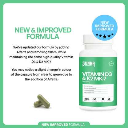 Vitamin D3 & K2 MK-7 with MCT Oil