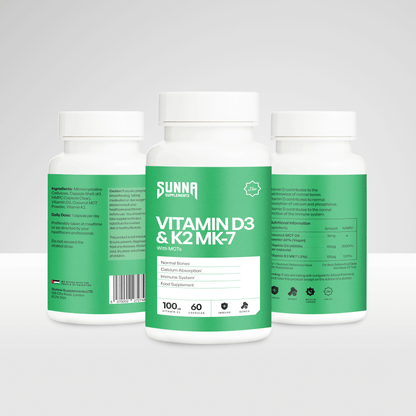 Vitamin D3 & K2 MK-7 with MCT Oil