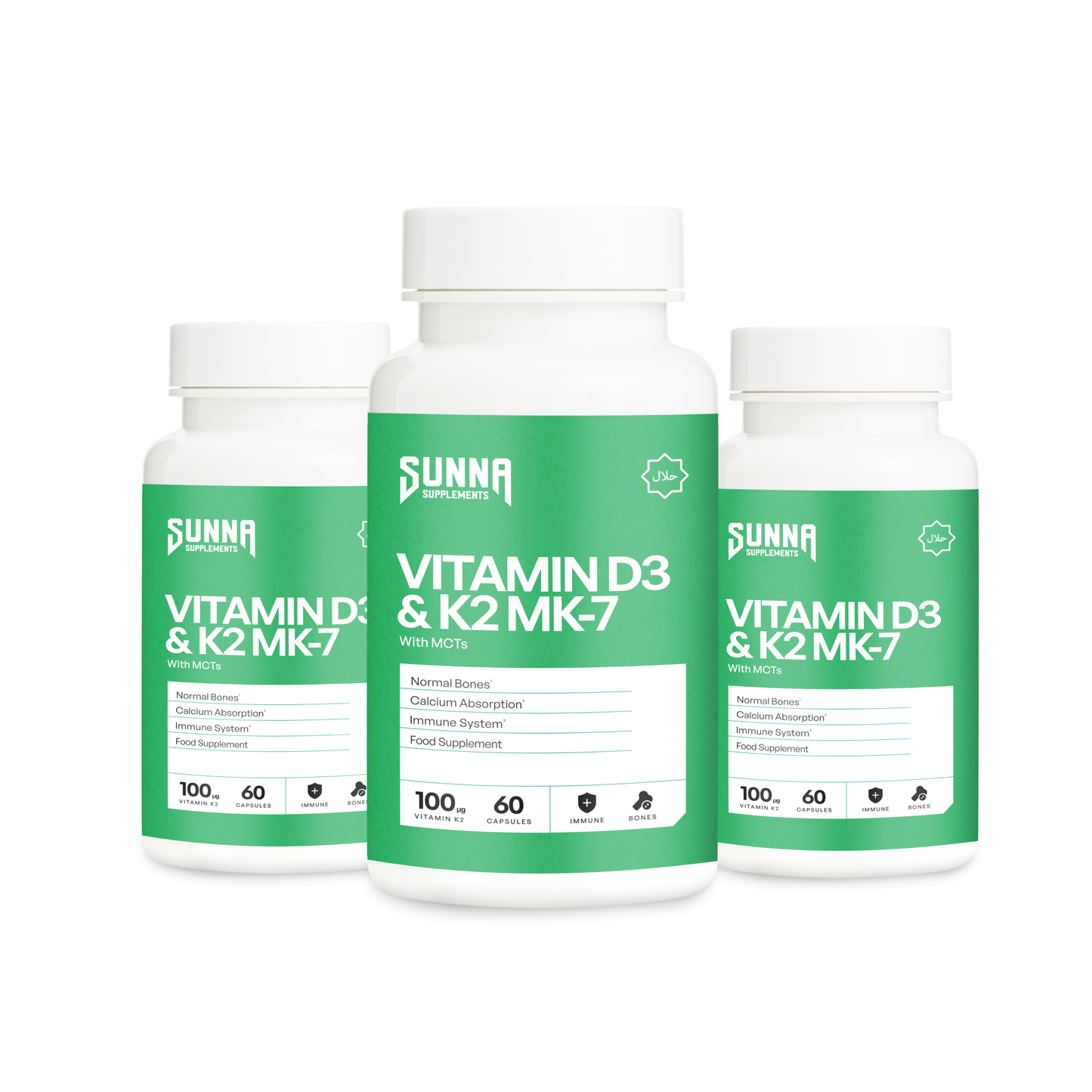 Vitamin D3 & K2 MK-7 with MCT Oil