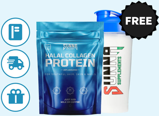 Halal Collagen Protein + Free Shaker